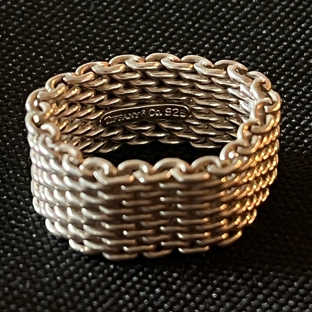 Tiffany & Co. Silver Mesh Ring